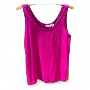 Chico's Pink Tank Top Classic Sleeveless Style